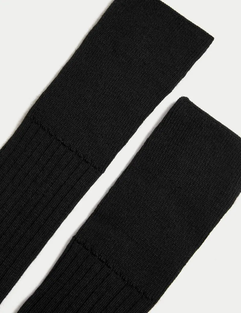 2pk Lambswool Long Socks