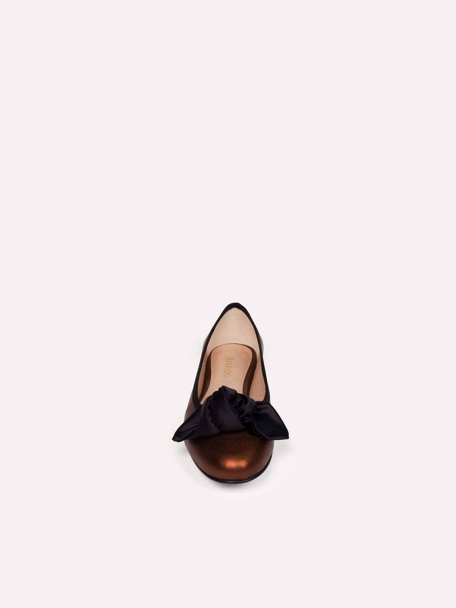 9:30am Hearing in Court Vegan Leather Bow Flats | Bronze