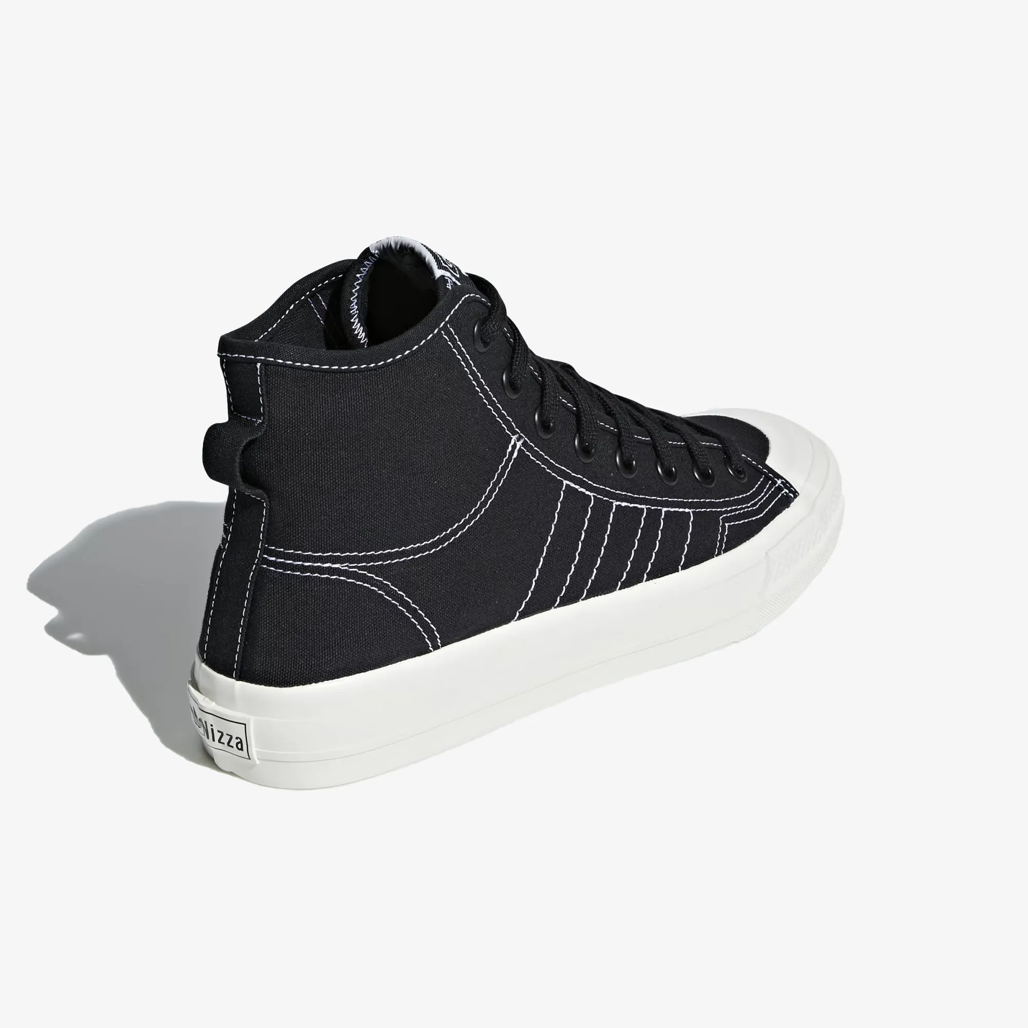 Adidas Originals | NIZZA RF HI  { CORE BLACK/WHITE/OFF WHITE