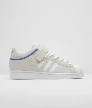 Adidas Pro Shell ADV Shoes - Crystal White / FTWR White / Team Royal Blue