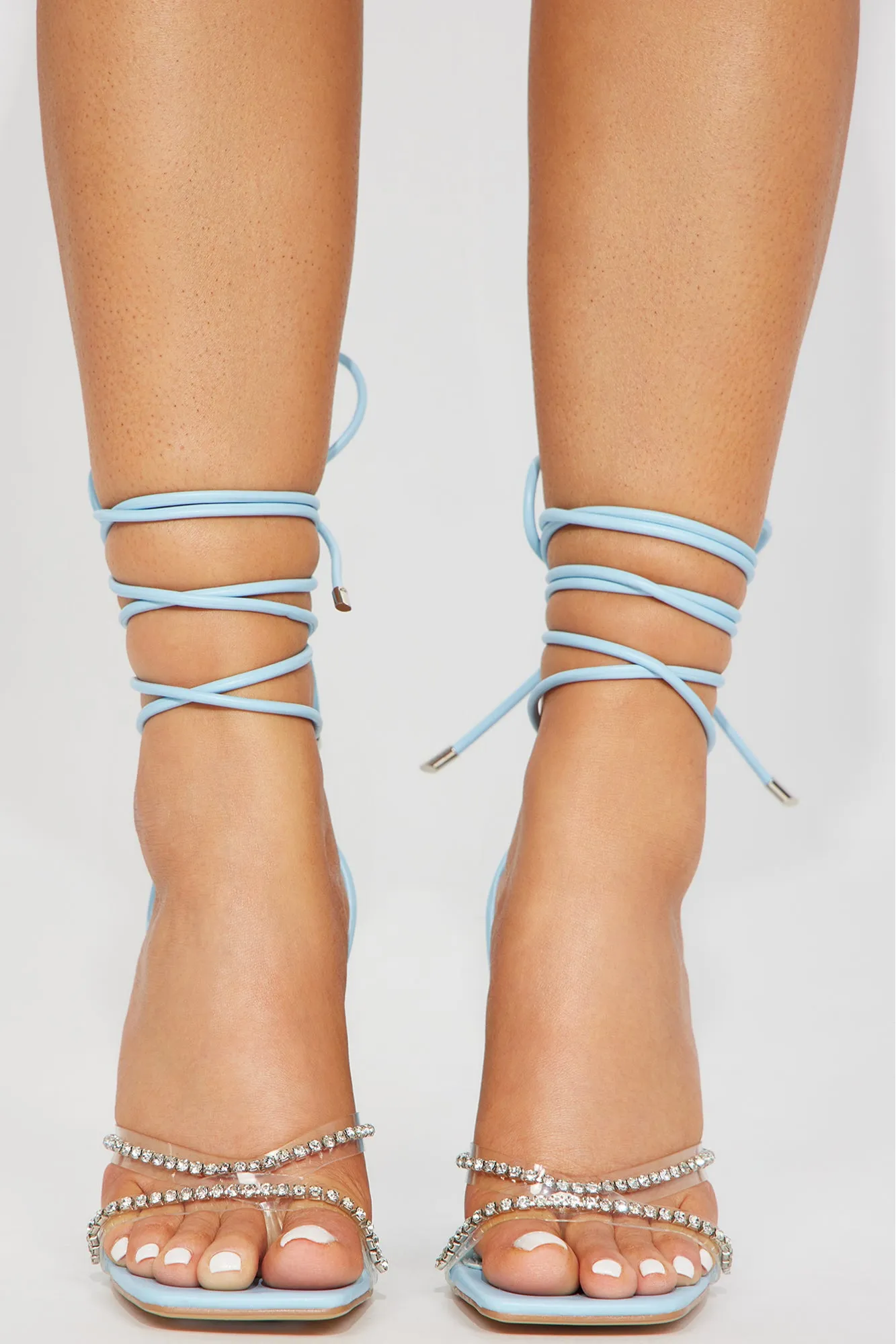 Adora Heeled Sandals - Blue