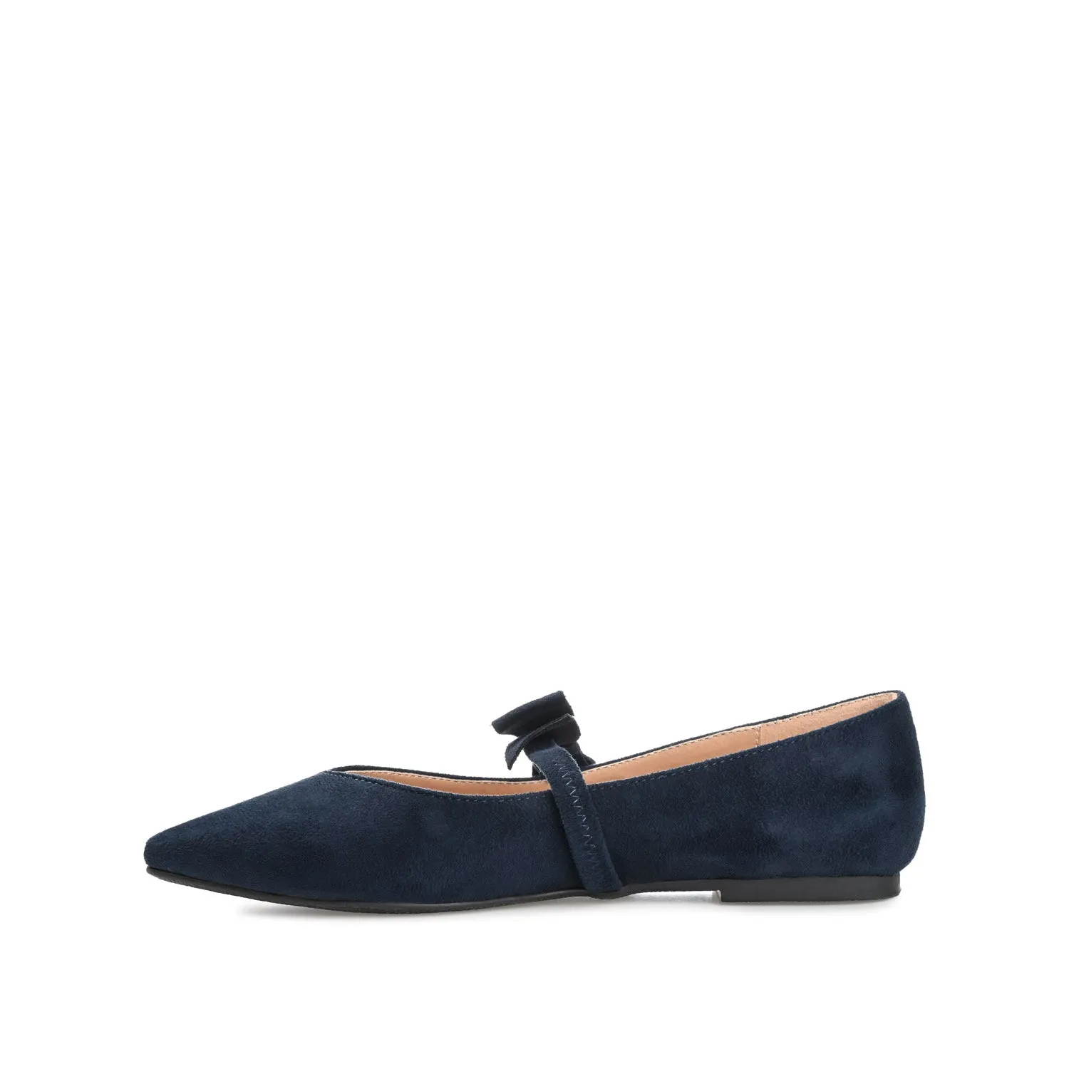 AIZLYNN MARY JANE FLATS IN FAUX SUEDE