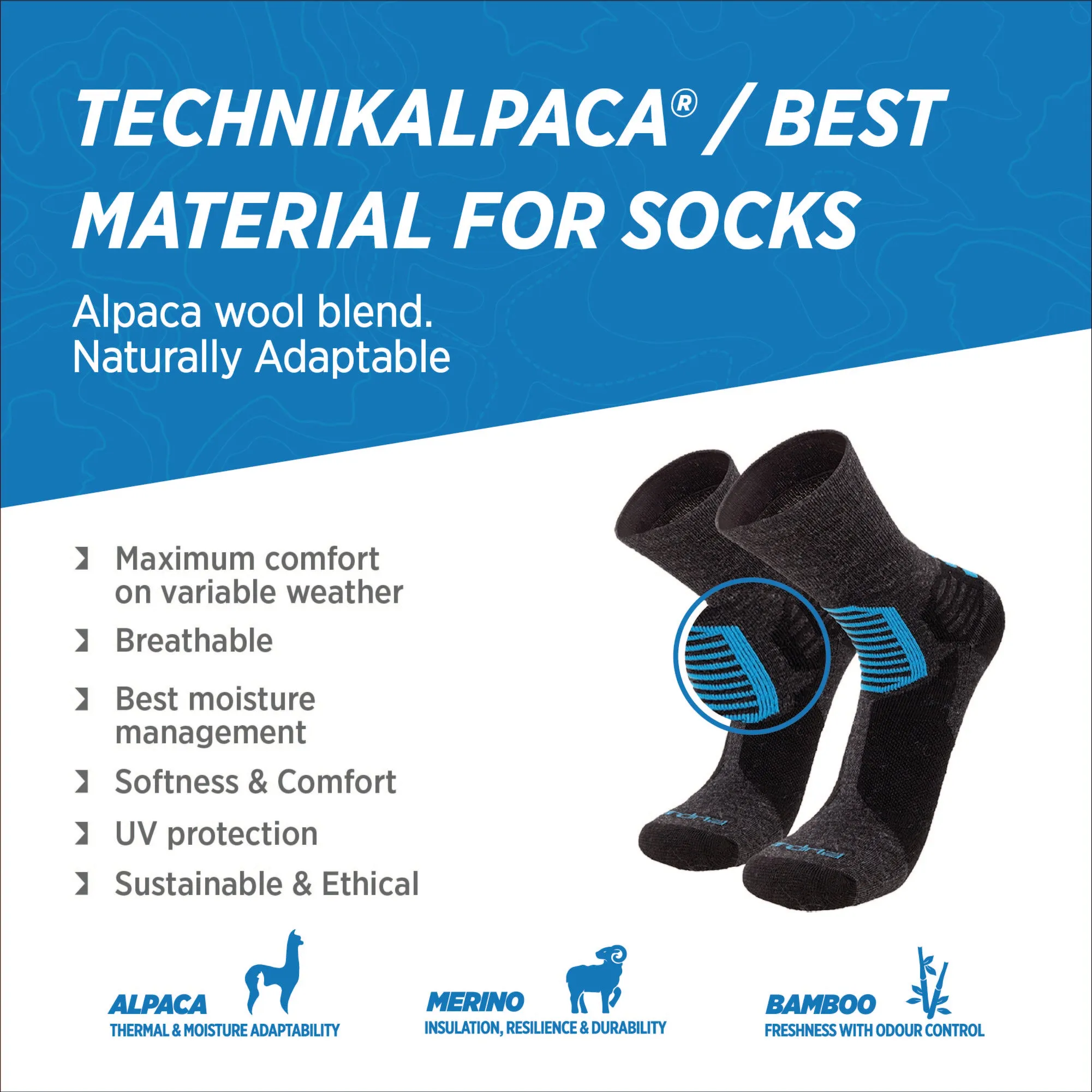 Alpaca Outdoor Socks | Camino