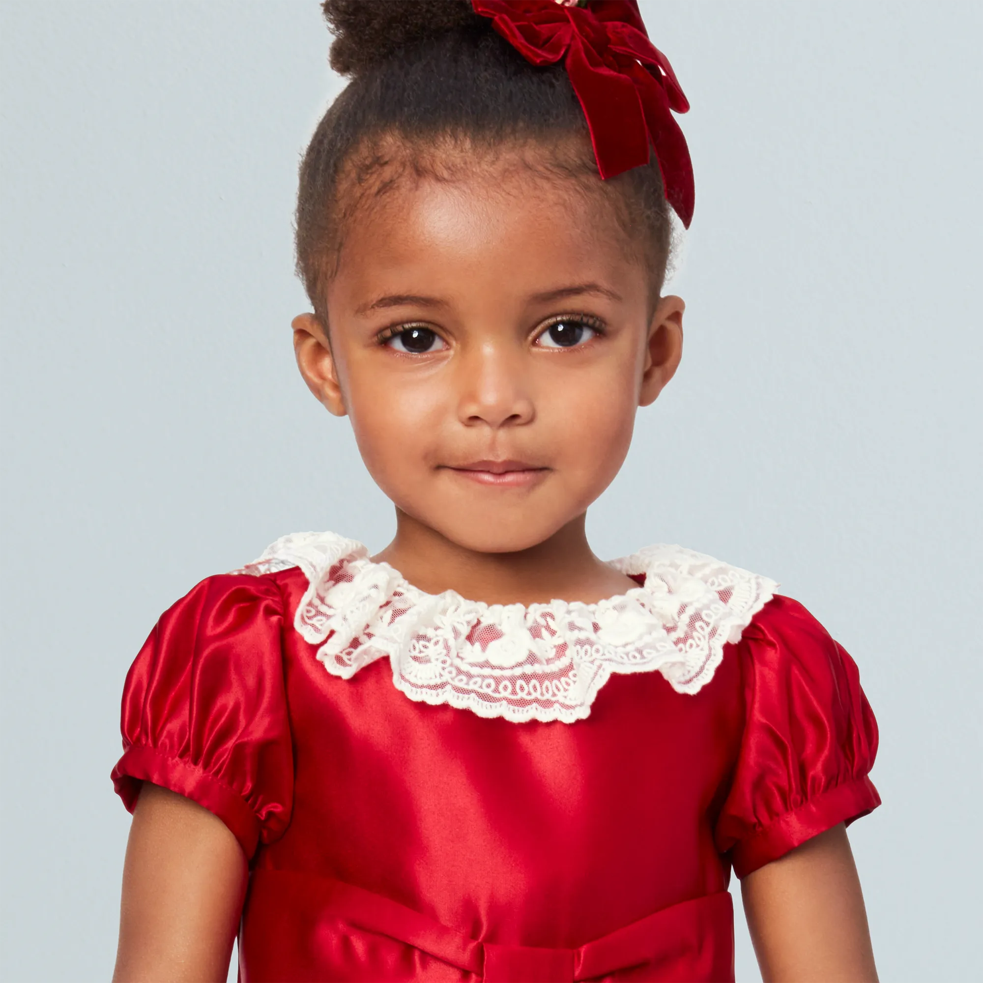 American Girl® x Janie and Jack Holly-Red Party Dress for Little Girls & Bitty Baby® Dolls