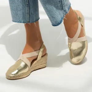 Anya Light Gold Espadrille