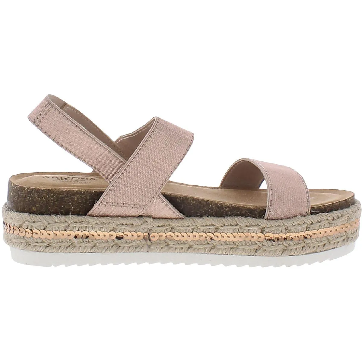 Arizona Jeans Co.  Girls Sunset Footbed Slingback Espadrilles