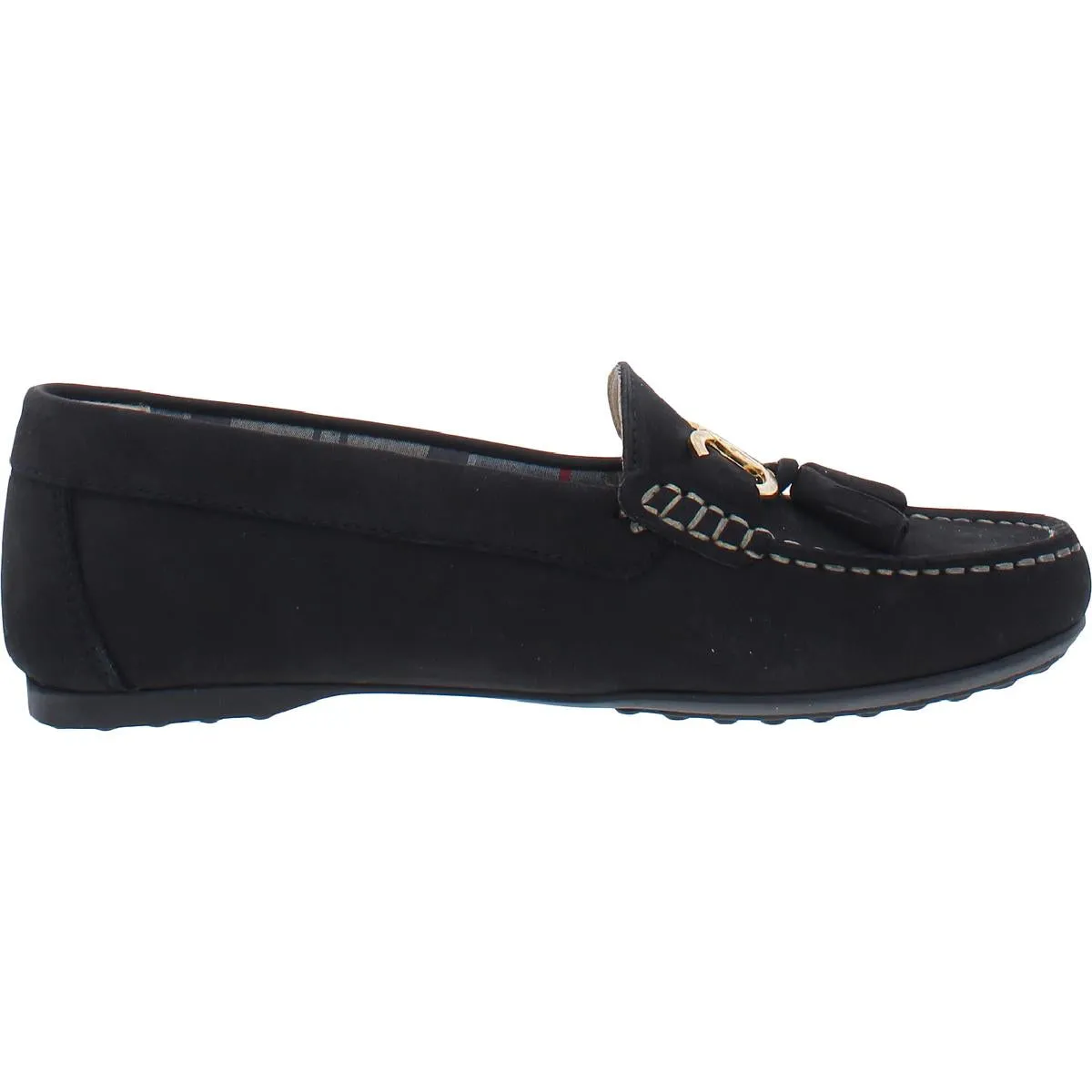 Barbour Womens Nadia Leather Slip-on Moccasins