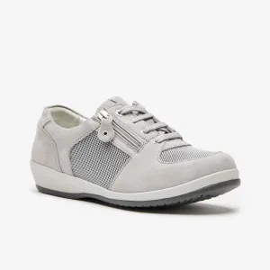 Betty Extra Wide Women's Leather Zip Walking Shoe