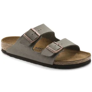 'Birkenstock' Women's Arizona Birkibuc® Sandal - Stone