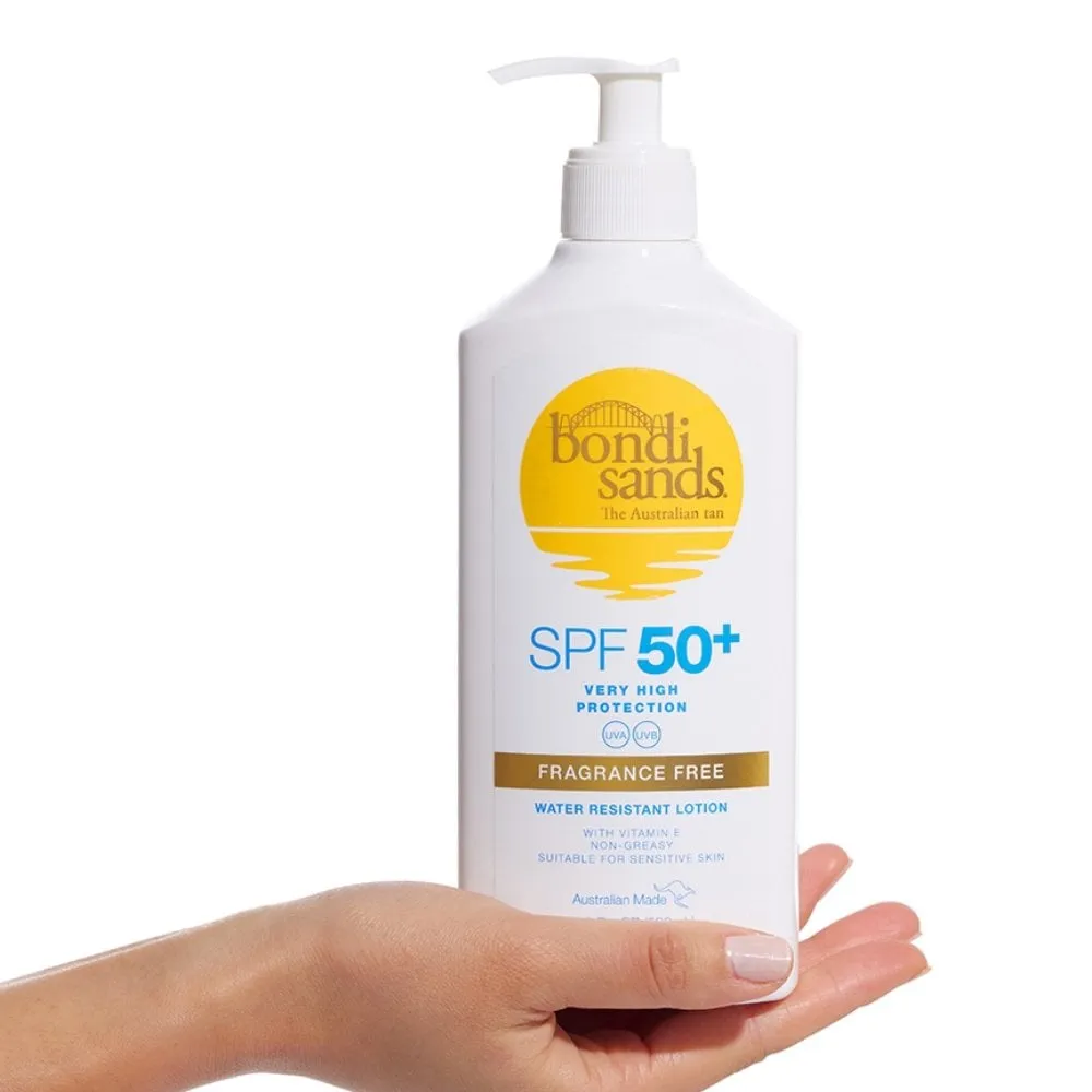 Bondi Sands Fragrance Free Sunscreen Lotion Pump SPF50  500ml