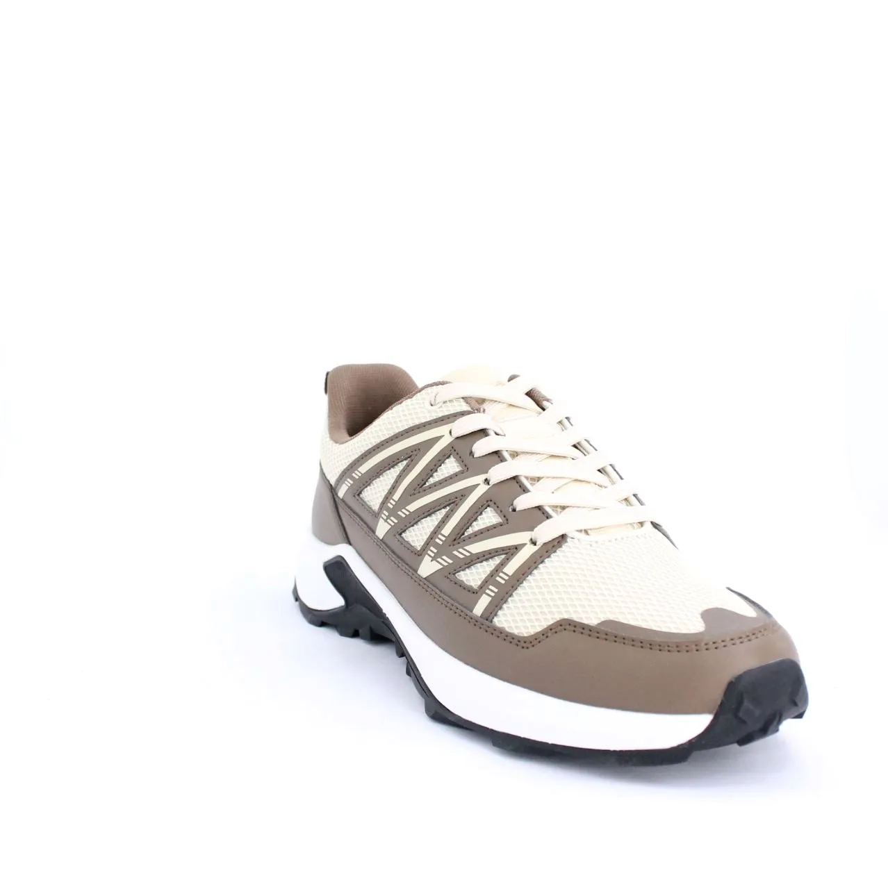 BRETT MENS LACEUP SNEAKERS-BROWN