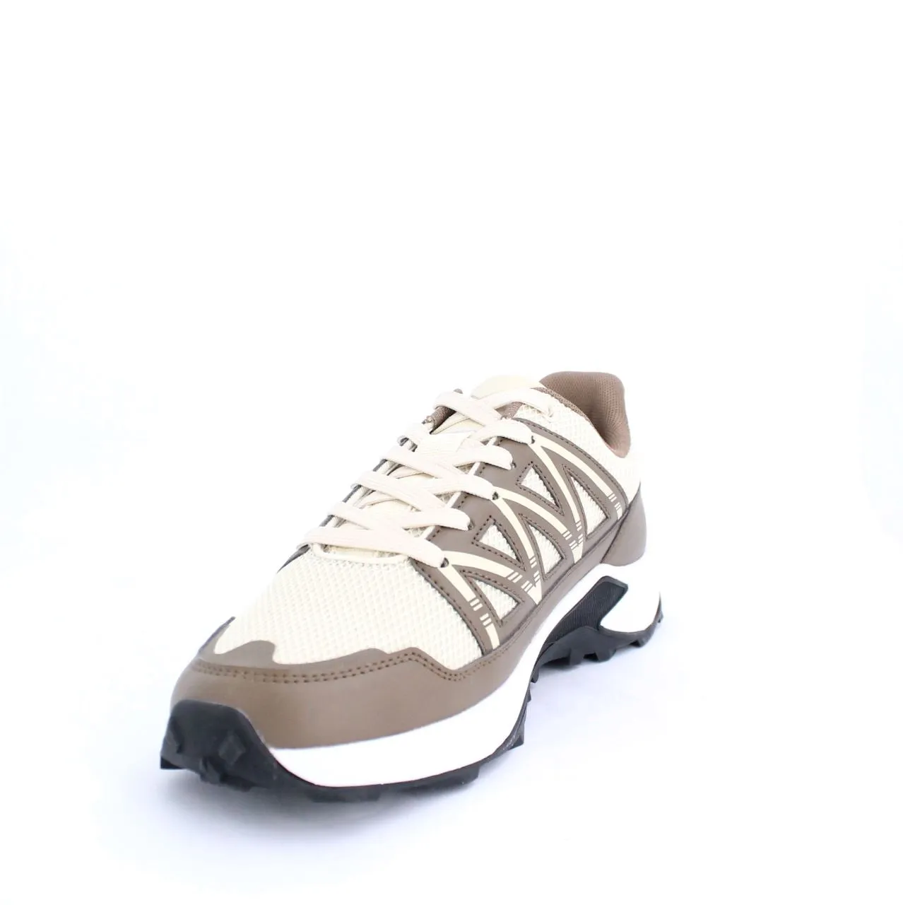 BRETT MENS LACEUP SNEAKERS-BROWN