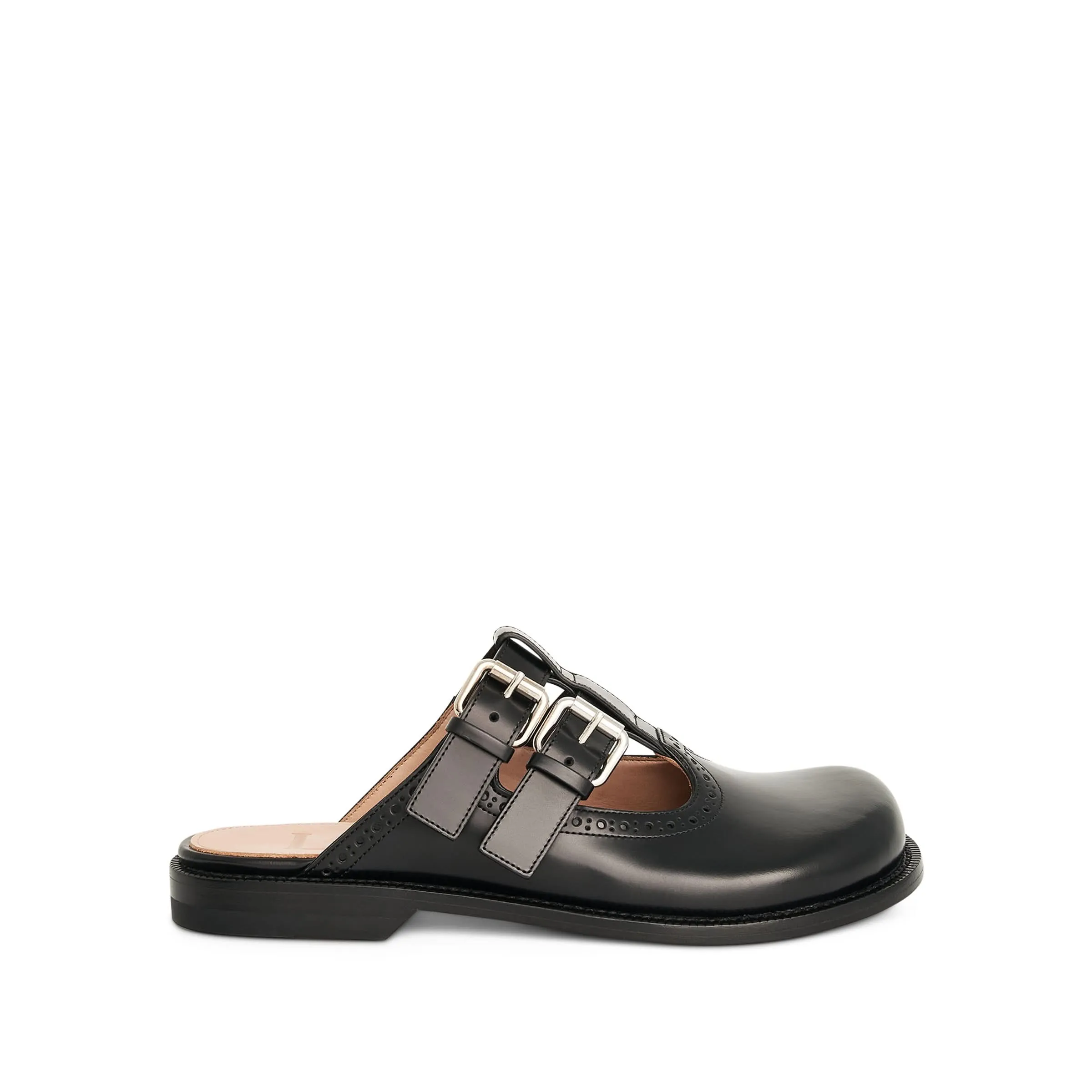 Campo Mary Jane Mule in Black