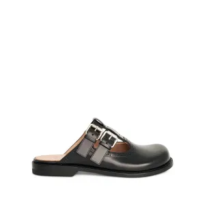 Campo Mary Jane Mule in Black