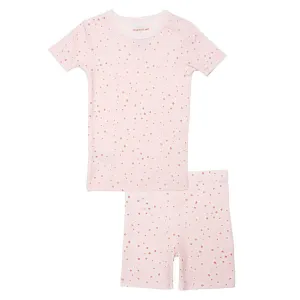 chloe organic cotton magnetic no drama pajama shortie set