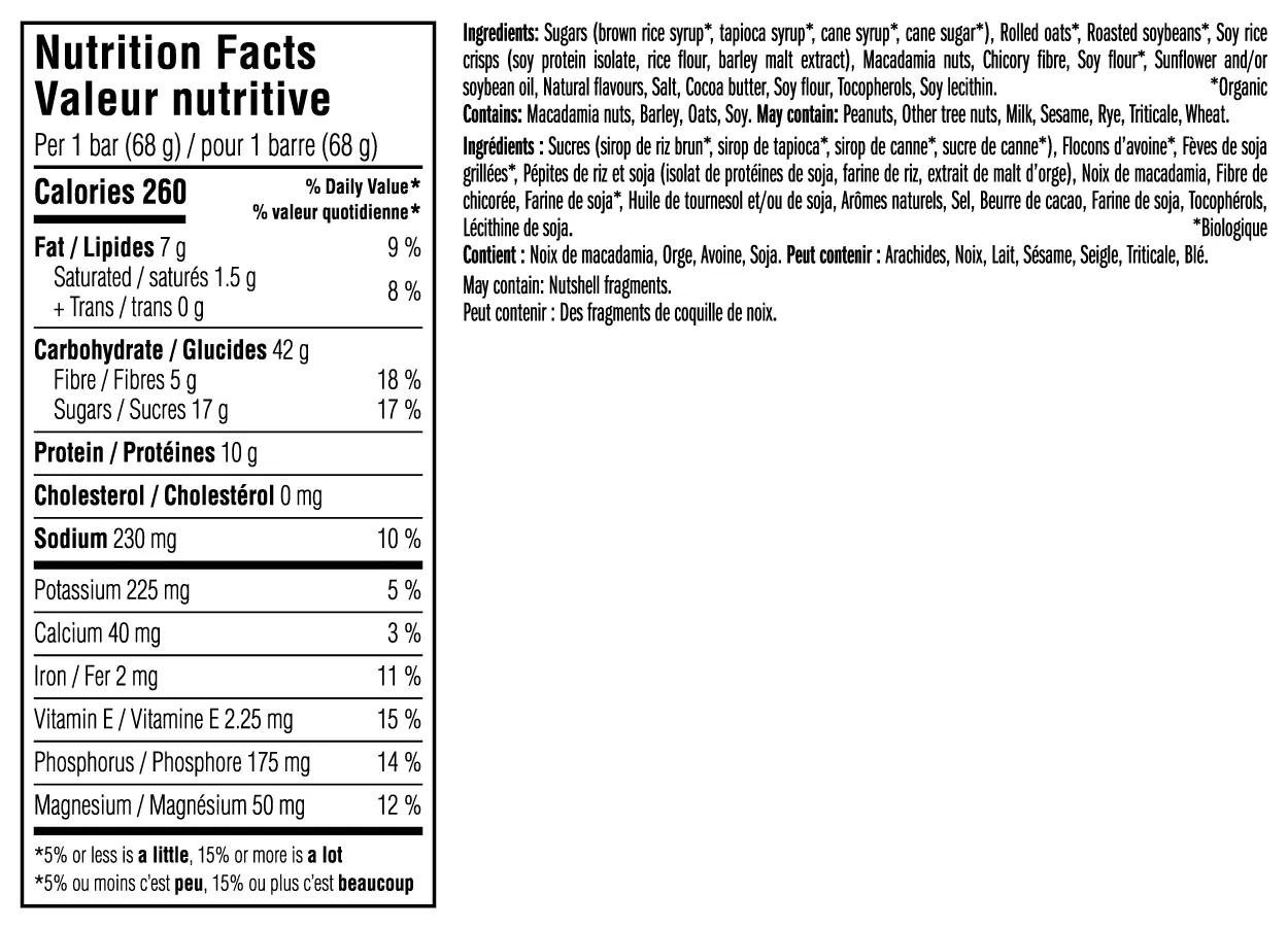 Clif Bar - White Chocolate Macadamia