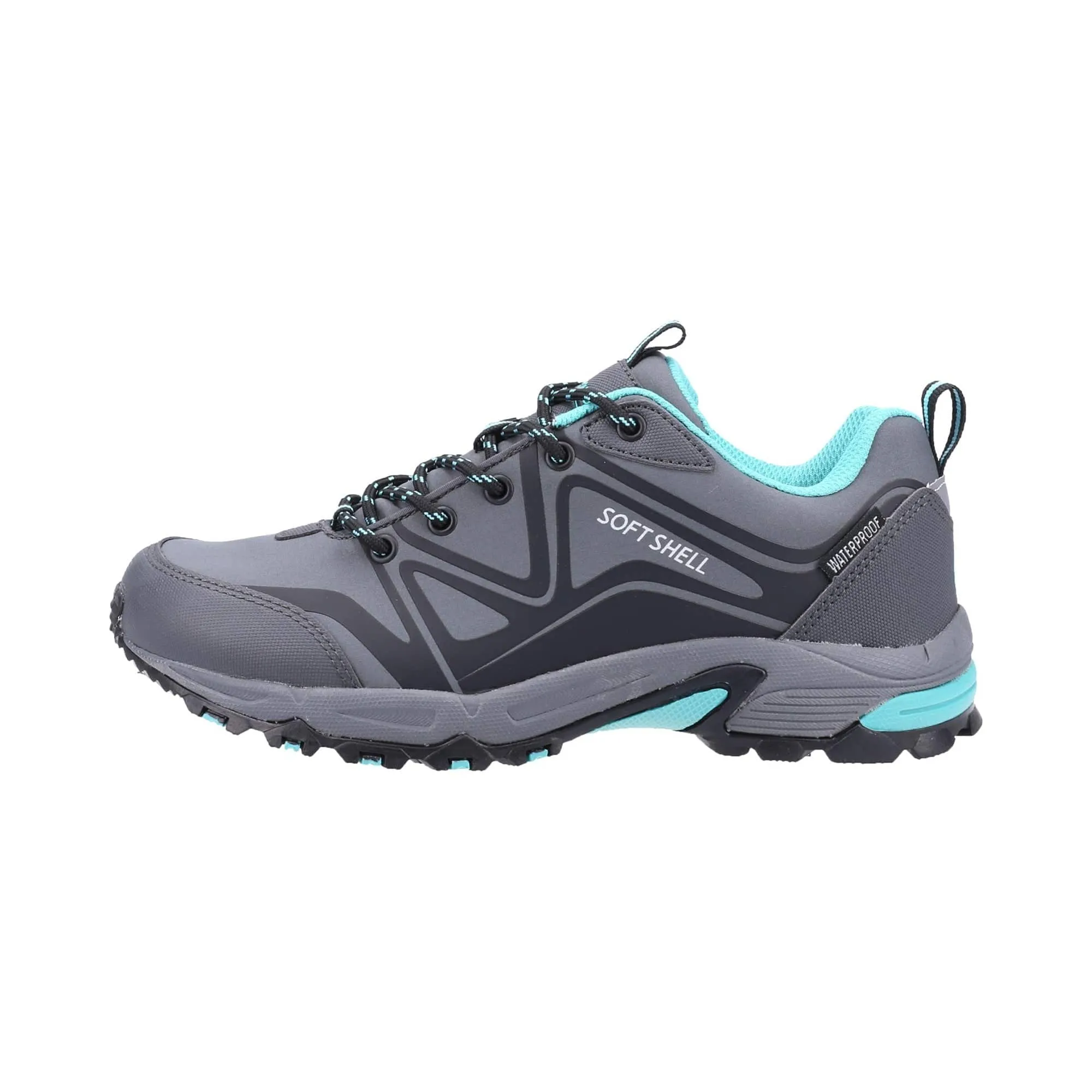 Cotswold Abbeydale Womens Low Hiker - Grey/Black/Aqua