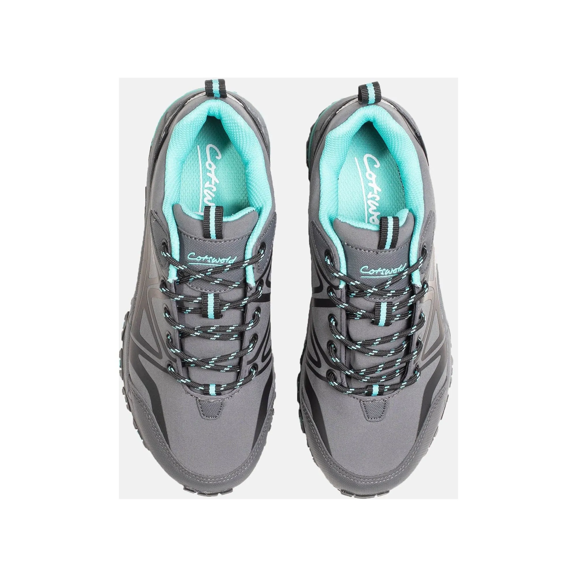 Cotswold Abbeydale Womens Low Hiker - Grey/Black/Aqua