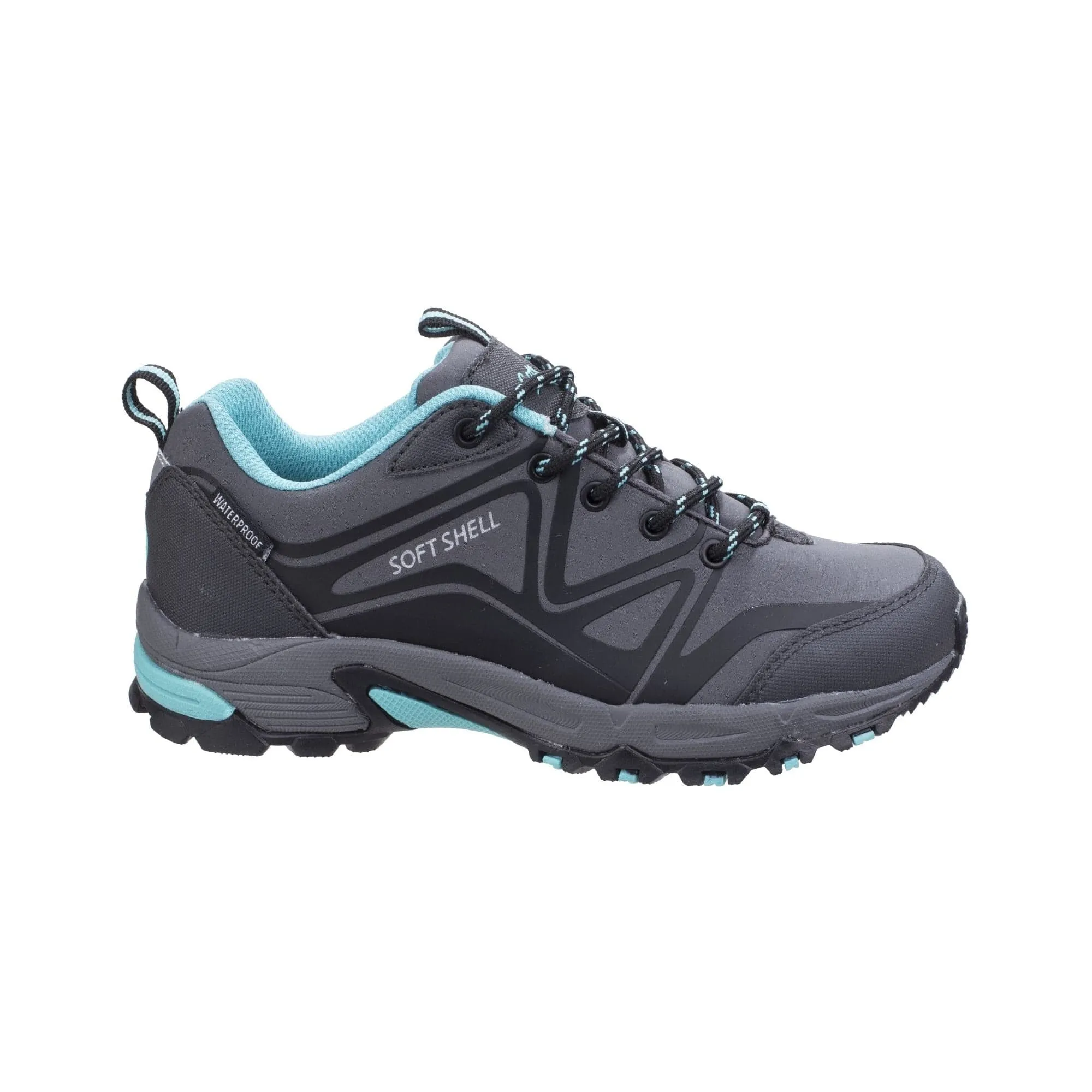 Cotswold Abbeydale Womens Low Hiker - Grey/Black/Aqua