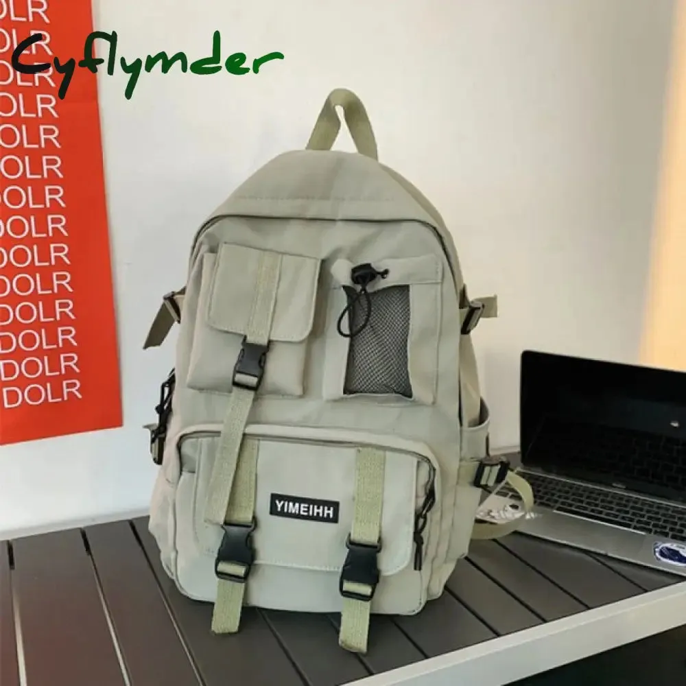 Cyflymder Multifunctional Teenager Laptop Backpack Women Cool Canvas School Bag High Quality Student Backpacks Boy Girl Fashion Schoolbag