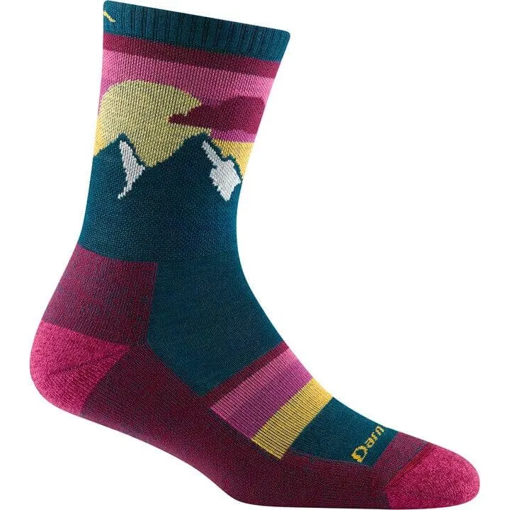 DARN TOUGH SUNSET LEDGE MICRO CREW LIGHTWEIGHT HIKING SOCK WOMEN'S