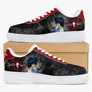 Death Note L Black Red AF1 Anime Shoes