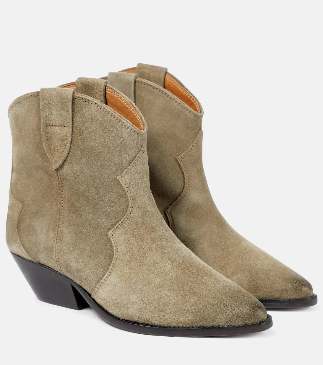 Dewina Isabel Marant suede ankle boots, brown