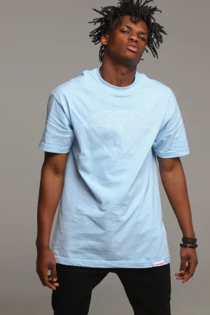 Diamond Supply Brilliant Tee Powder Blue