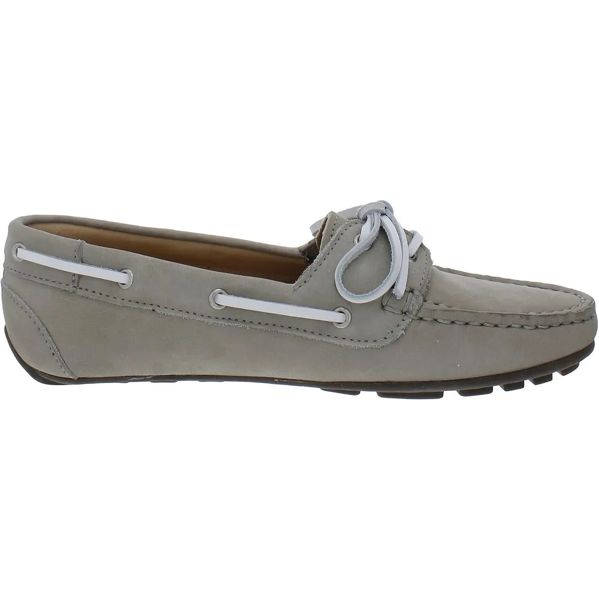 Driver Club USA Womens Daytona Beach Leather Slip-On Moccasins