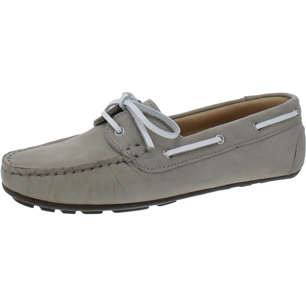 Driver Club USA Womens Daytona Beach Leather Slip-On Moccasins