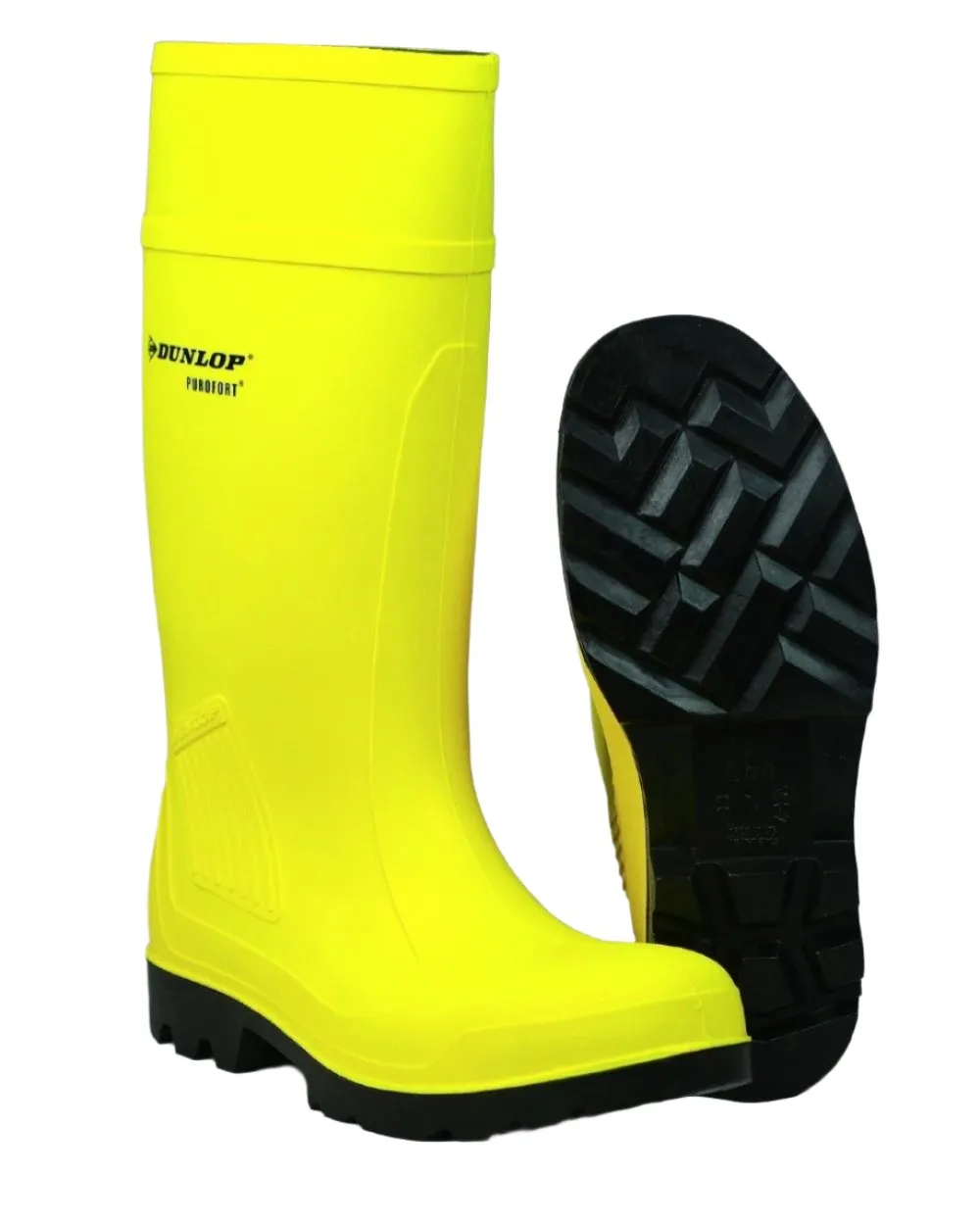 Dunlop Purofort Professional Full Safety Wellingtons - Yellow