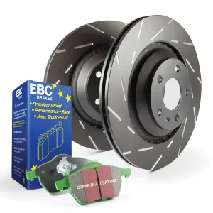 EBC Brakes S2KF1255 S2 Kits Greenstuff 2000 and USR Rotors