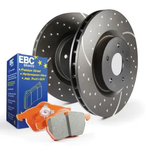 EBC Brakes S8KR1016 S8 Kits Orangestuff and GD Rotors