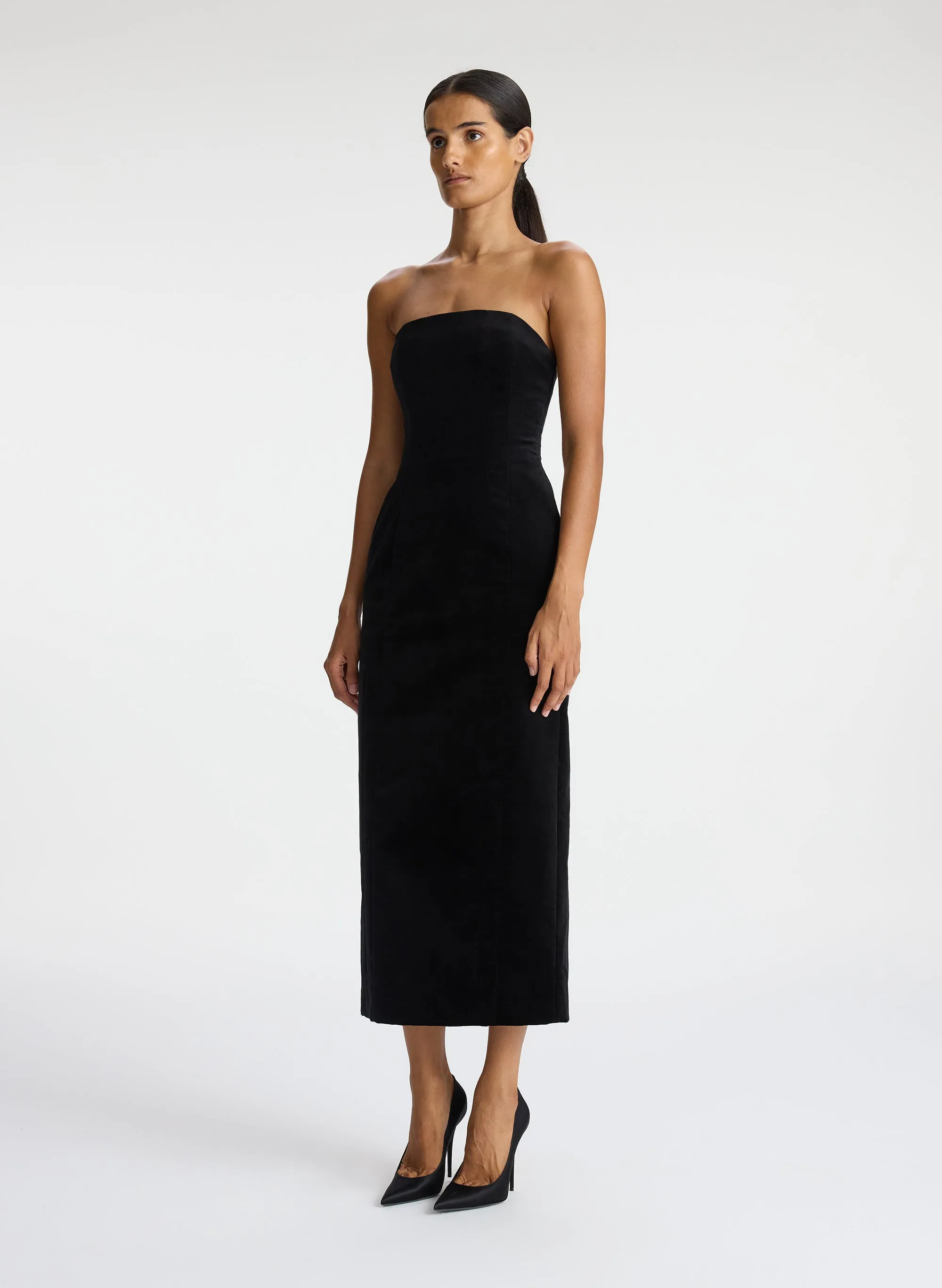 Elizabeth Velvet Midi Dress