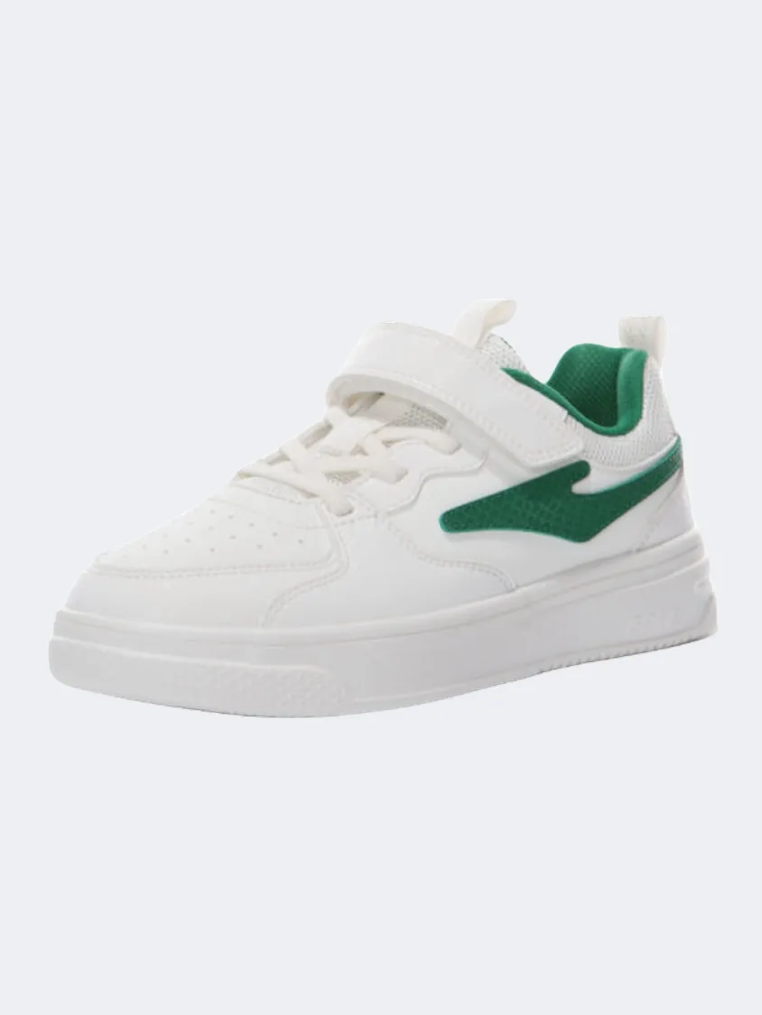 Erke Skateboard Gs Boys Lifestyle Shoes Light White/Green