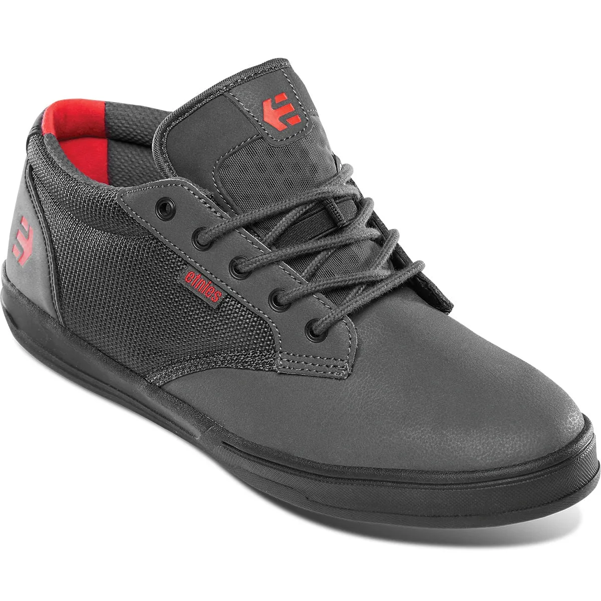 Etnies Shoes Jameson Mid Crank Brandon Semenuk - Grey/Black/Red