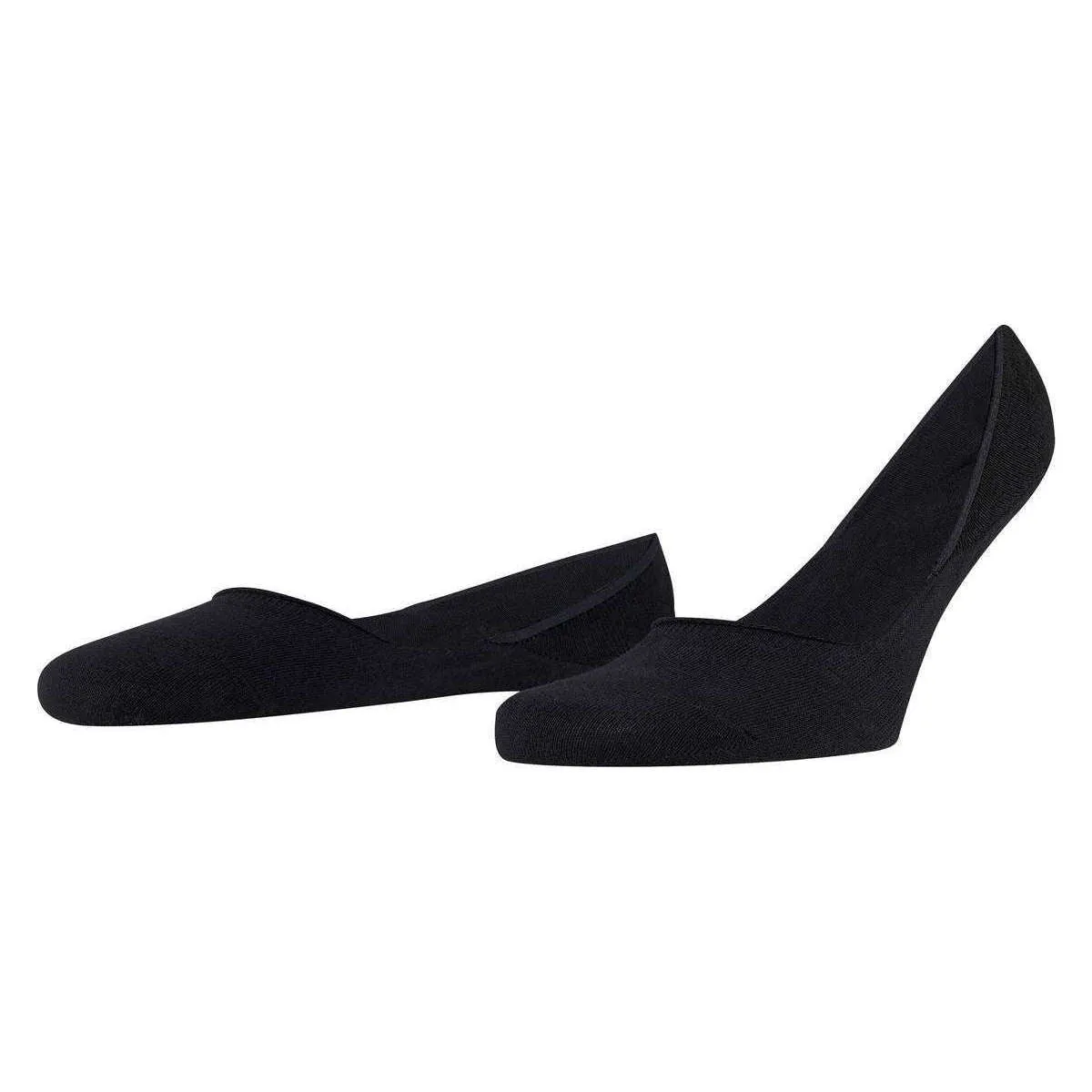 Falke Step Medium Cut No Show Box Socks - Black