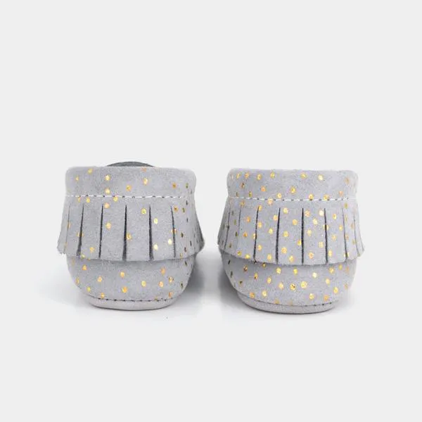 Freshly Picked Grey Confetti Soft Sole Moccasins