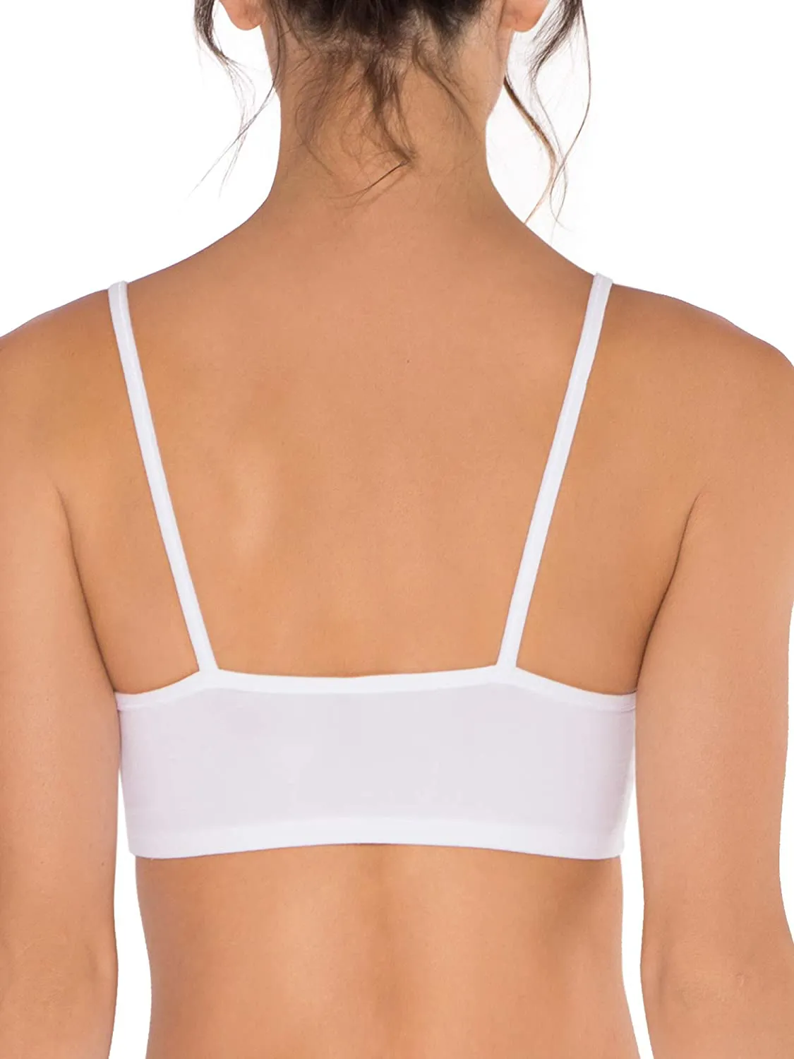 Fruit of the Loom Women's Spaghetti Strap Cotton Pullover Sports Bra