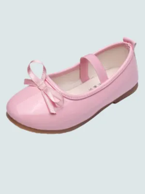 Girls Ballerina Flats with Bow  By Liv and Mia