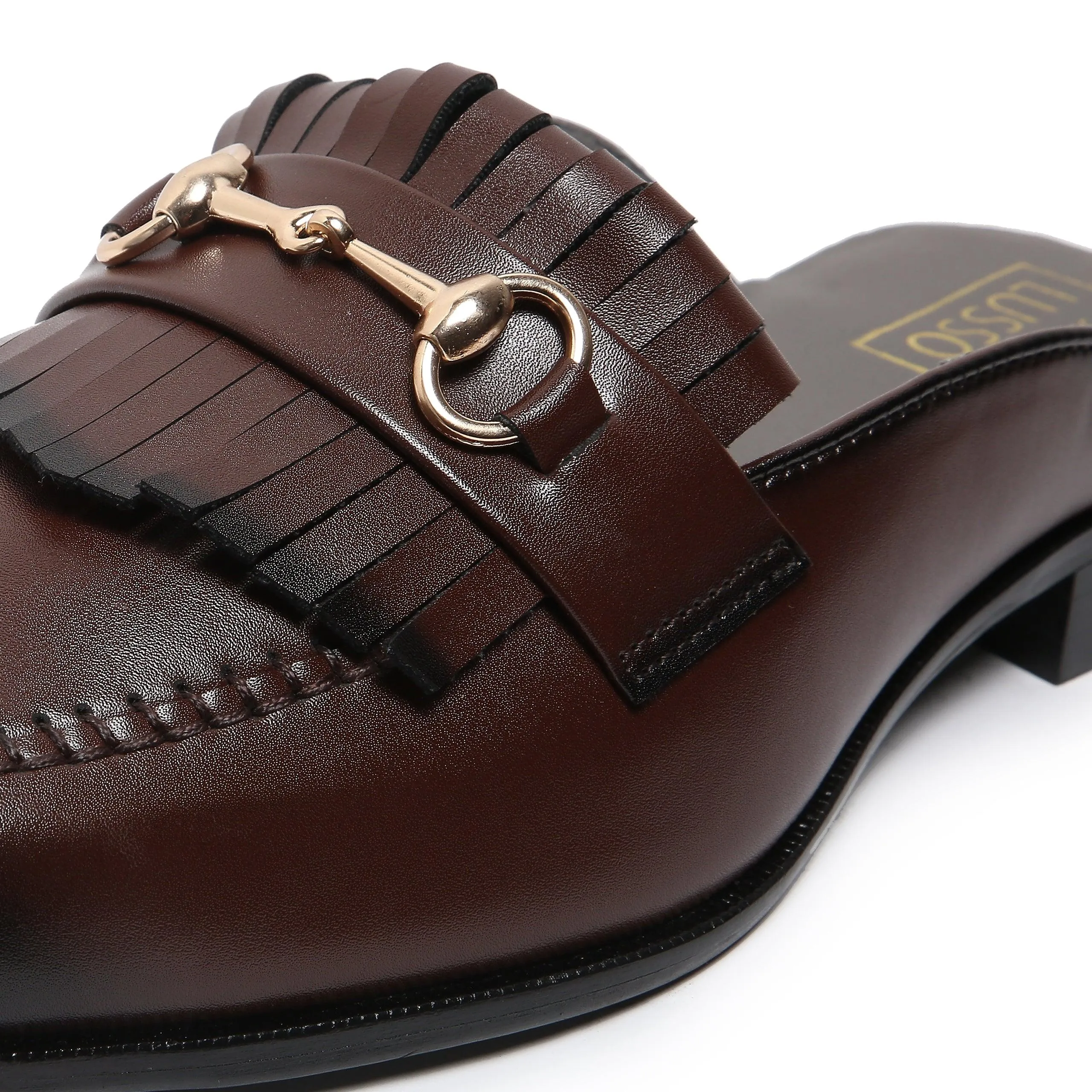 GUSTOSO - DARK TAN MULE