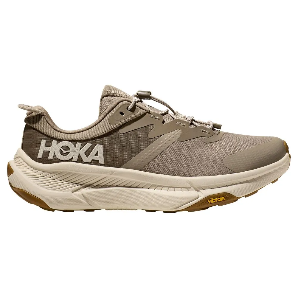 Hoka 1123153-DEGG Transport Running Shoes for Men - Dune/Eggnog - 12M