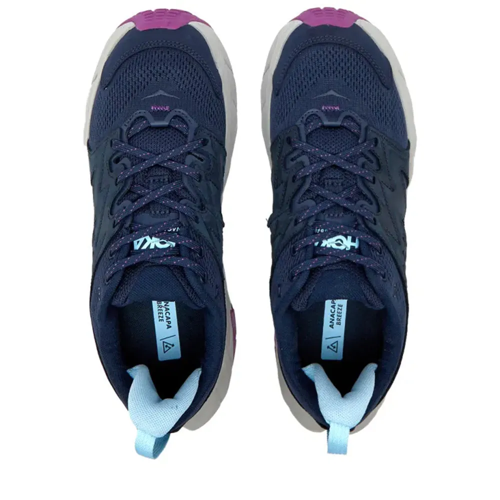 HOKA ANACAPA BREEZE LOW OUTER SPACE/HARBOR MIST - WOMEN