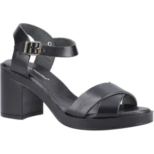 Hush Puppies Georgia Womens Black Heeled Sandals