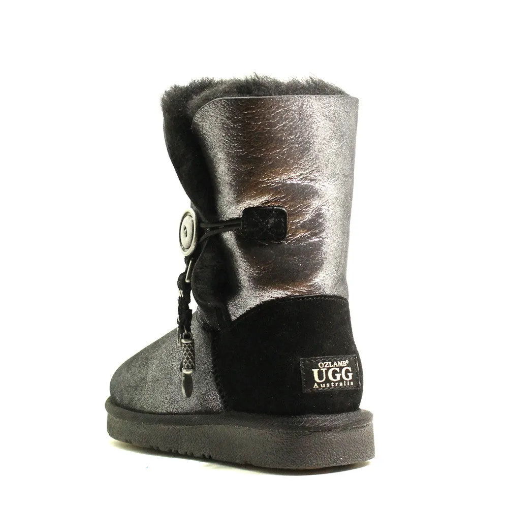 Kiki Medium Ugg Boot - Silver