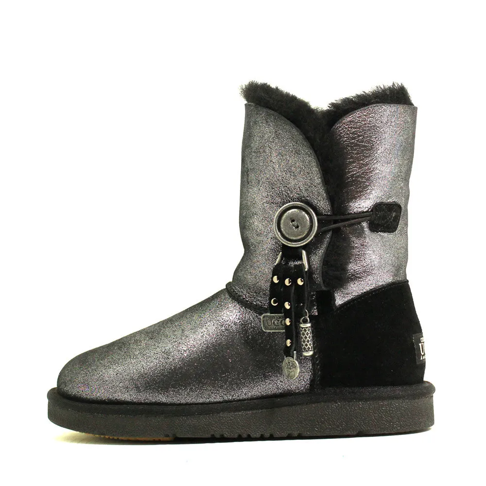 Kiki Medium Ugg Boot - Silver