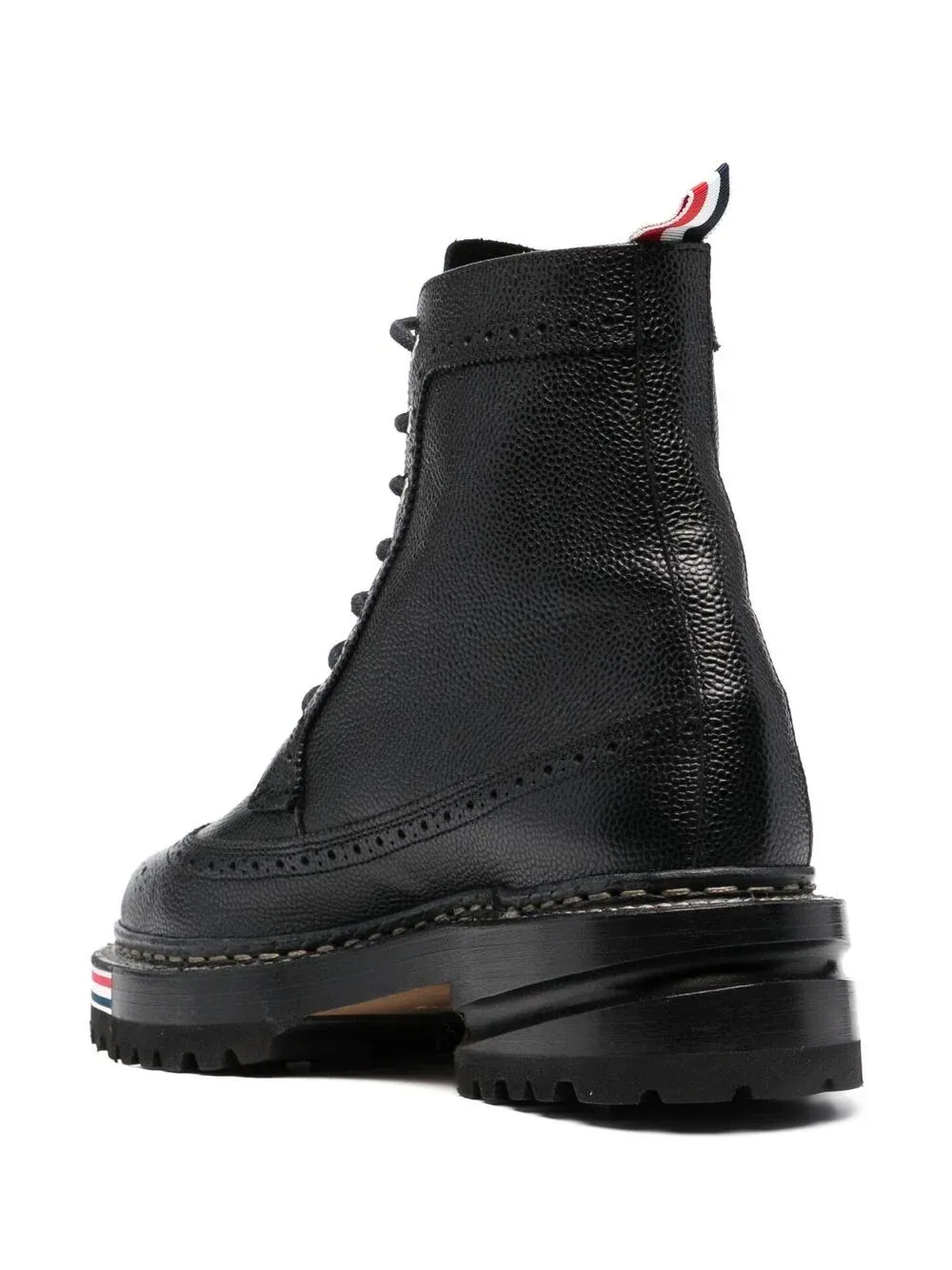 Laceup Longwing Boot On Rubber