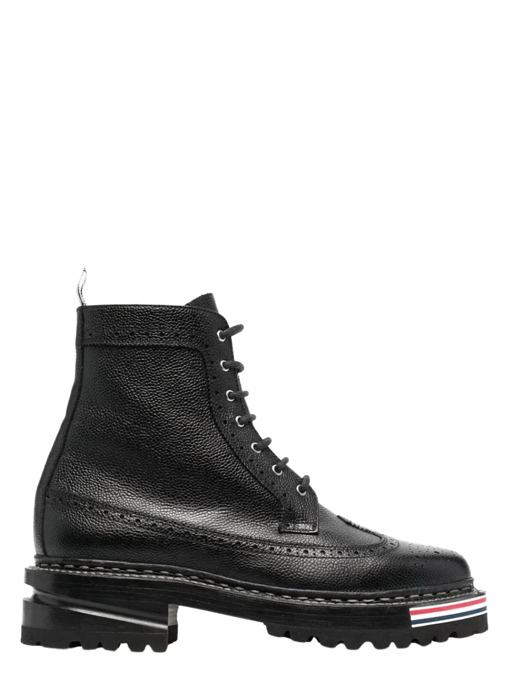 Laceup Longwing Boot On Rubber