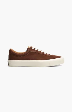 Last Resort AB Suede Lo VM001 Mens Shoe, Choc Brown/White