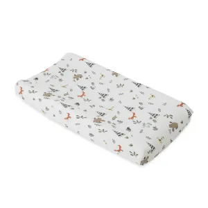 Little Unicorn Muslin Changing Pad Cover - Forest Friends